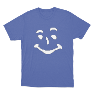 Glitch Oh Yeah Unisex T Shirt Blue