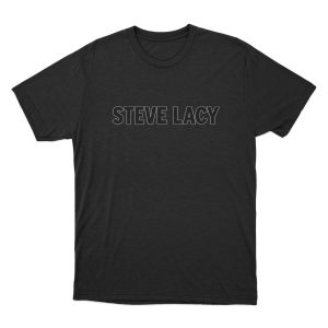 Steve Lacy Logo Unisex T Shirt Black