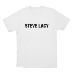 Steve Lacy Logo Unisex T Shirt White