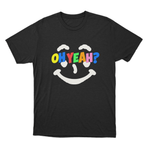 Steve Lacy Oh Yeah Colorful Smiley Unisex T Shirt Black