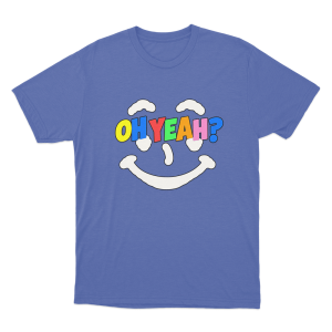 Steve Lacy Oh Yeah Colorful Smiley Unisex T Shirt Blue