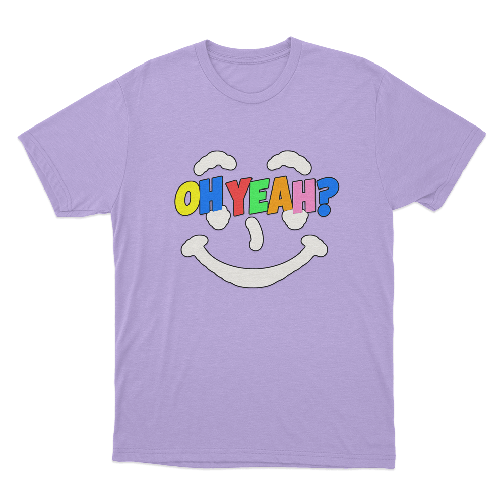 Steve Lacy Oh Yeah Colorful Smiley Unisex T Shirt Purple Steve Lacy Oh Yeah Colorful Smiley Unisex T Shirt Purple