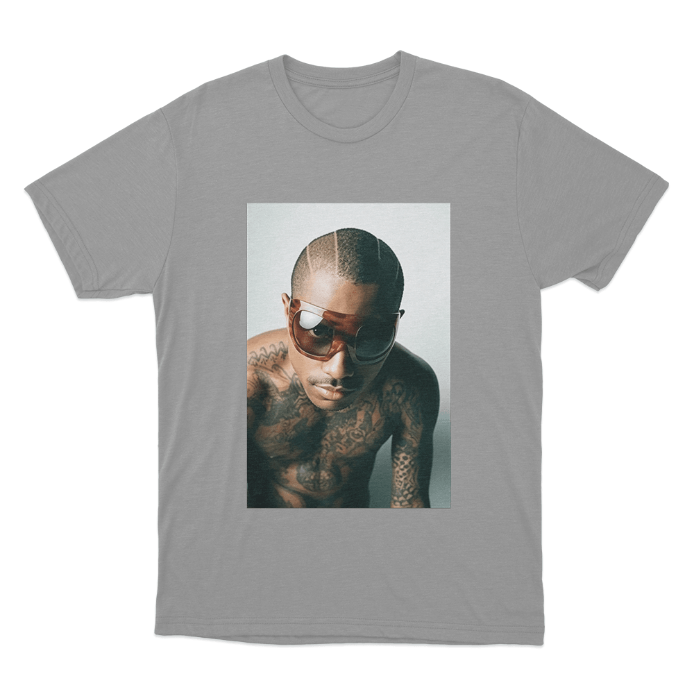 Steve Lacy Portrait Unisex T Shirt Grey Steve Lacy Portrait Unisex T Shirt Grey