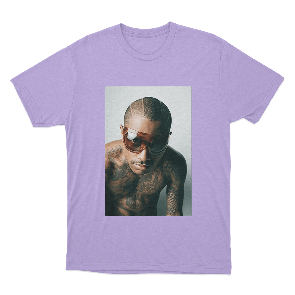 Steve Lacy Portrait Unisex T Shirt Purple Steve Lacy Portrait Unisex T Shirt Purple