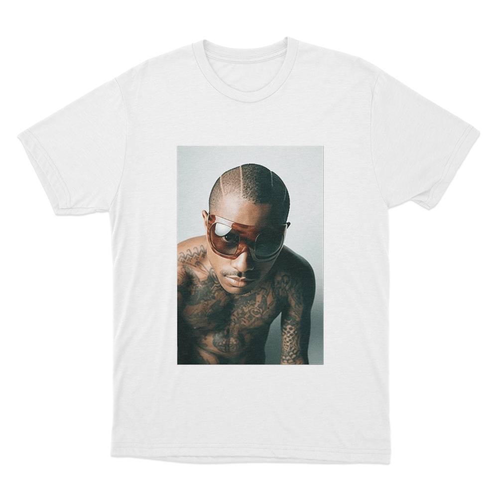 Steve Lacy Portrait Unisex T Shirt White Steve Lacy Portrait Unisex T Shirt White