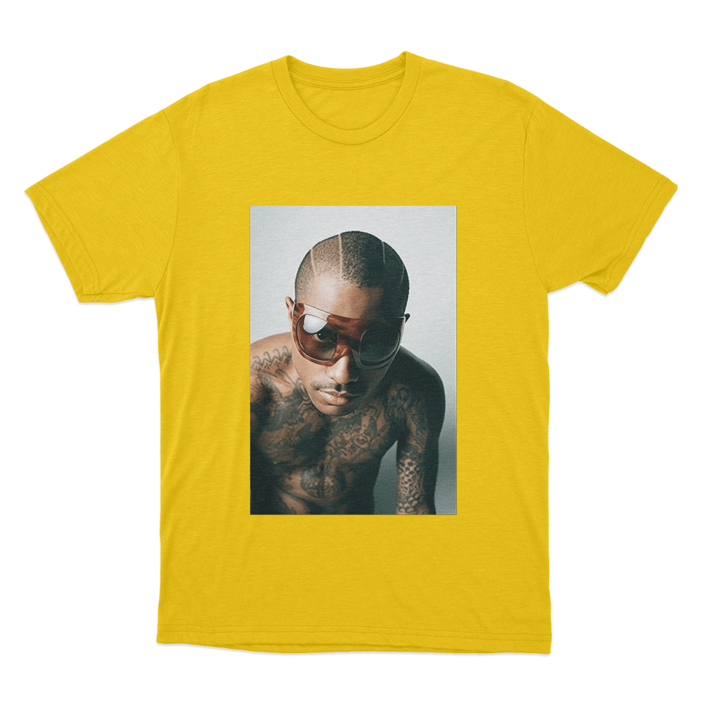 Steve Lacy Portrait Unisex T Shirt Yellow Steve Lacy Portrait Unisex T Shirt Yellow